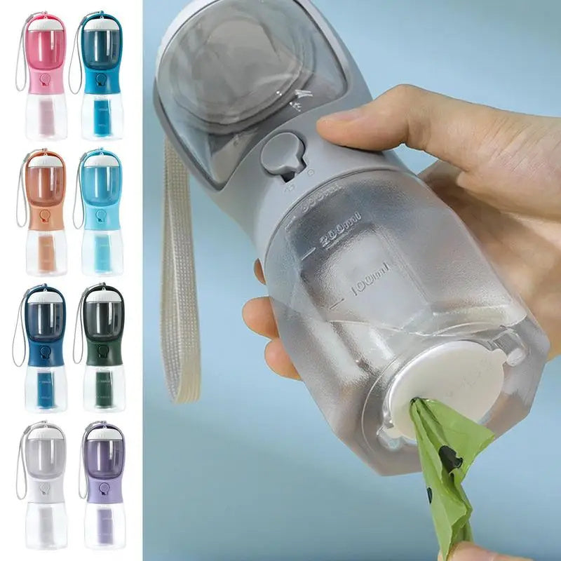 Portable 3-in-1 Dog Water Bottle