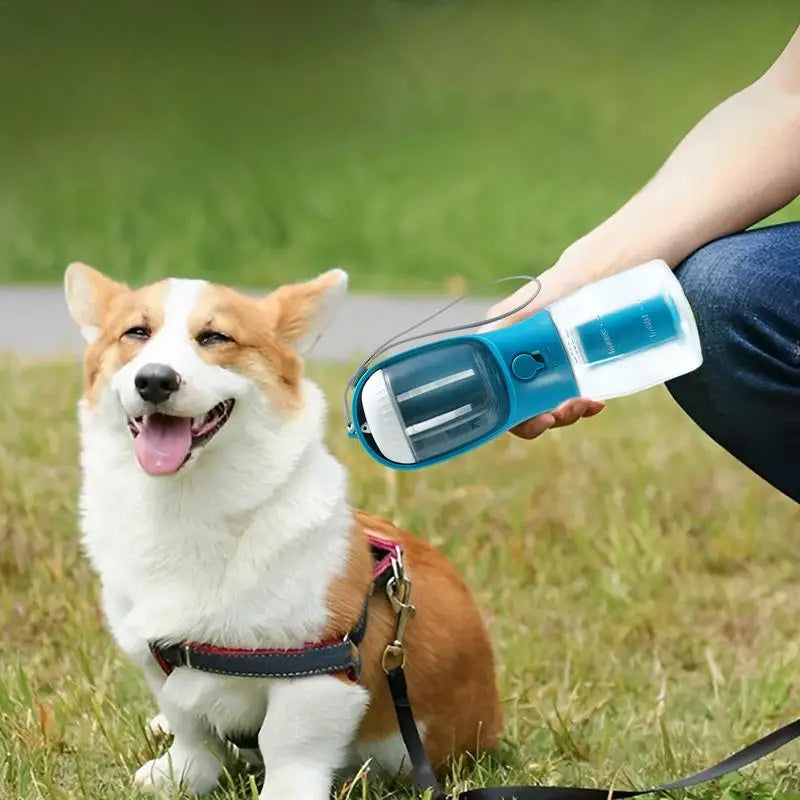 Portable 3-in-1 Dog Water Bottle